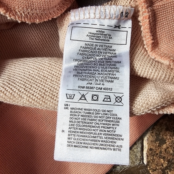 NWT Adidas x 11 Honoré Sweatshirt, Oversized, Halo Blush, 1X - Picture 16 of 16